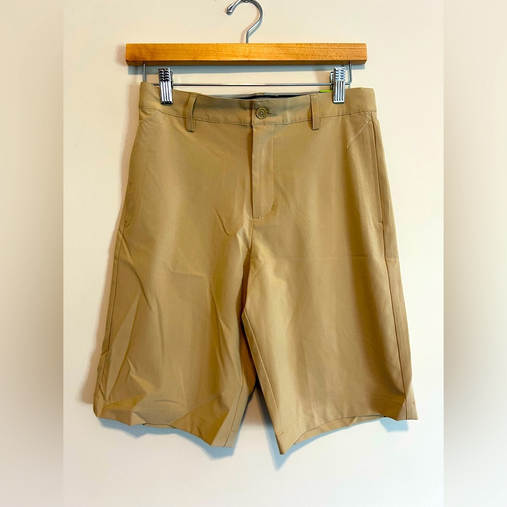 DSG Boys Khaki Flat Front Golf Shorts size L NWT